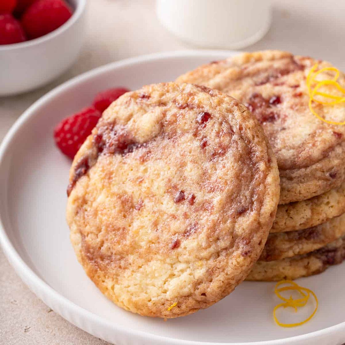 Raspberry Lemon Cookies