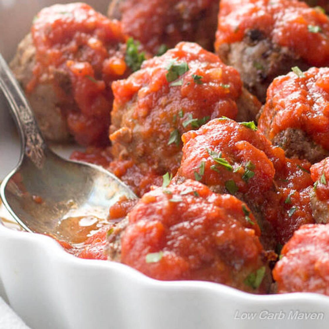 Mom's Low Carb Meatballs Recipe - Italian Style (Keto Meatballs)