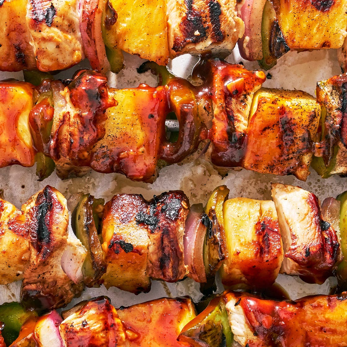 Hawaiian Chicken Skewers