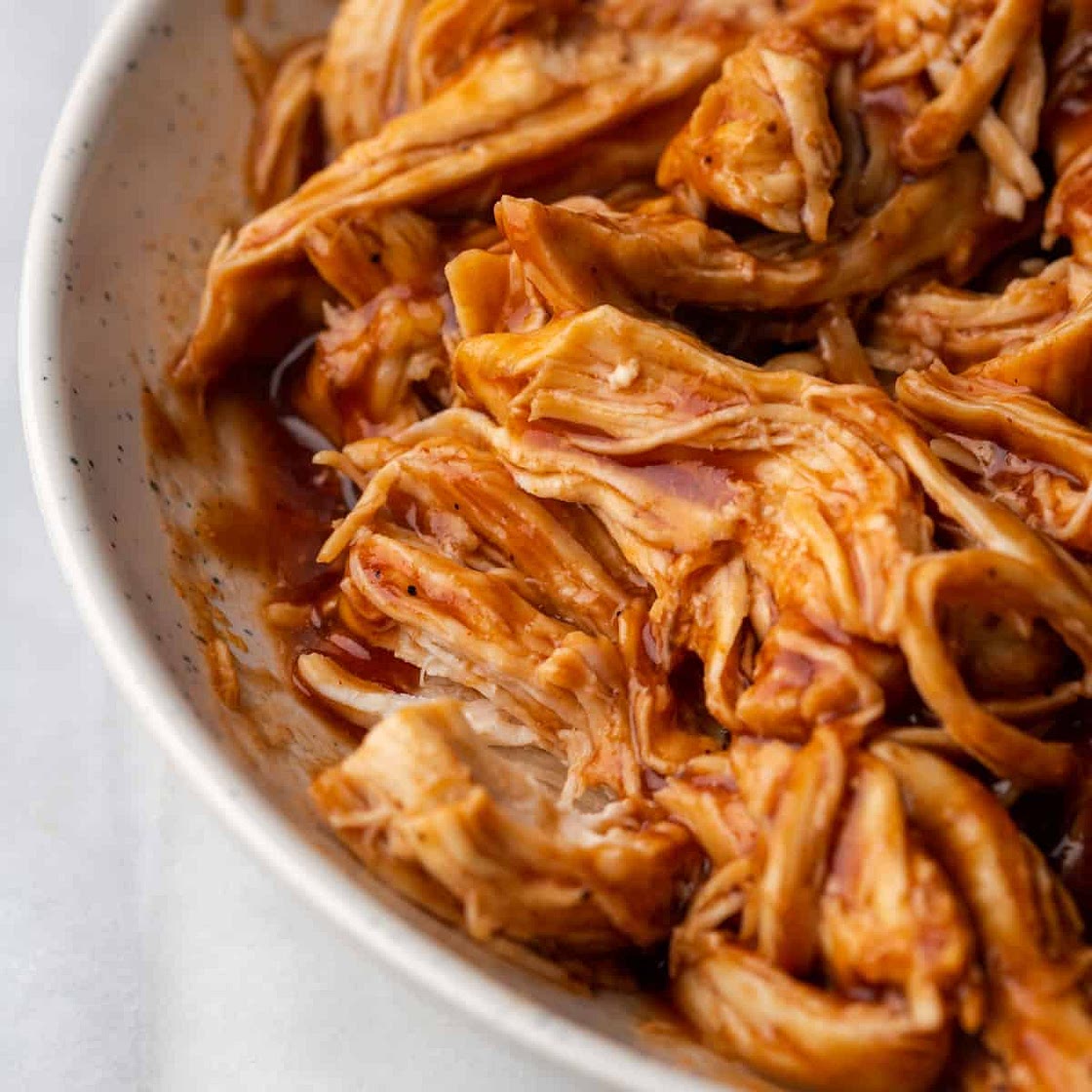 Instant Pot Pulled BBQ Chicken
