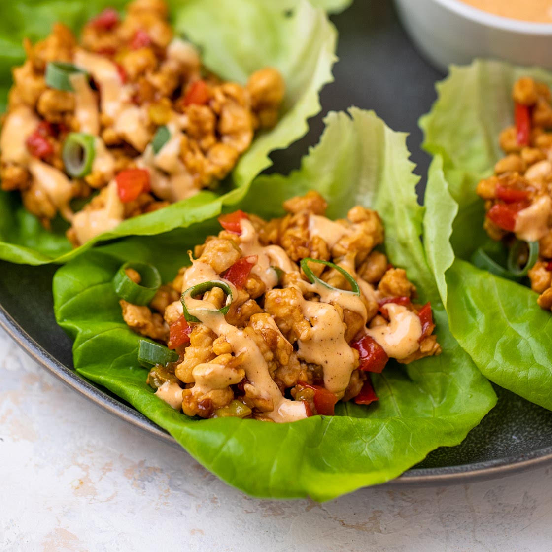 Asian Chicken Lettuce Wraps