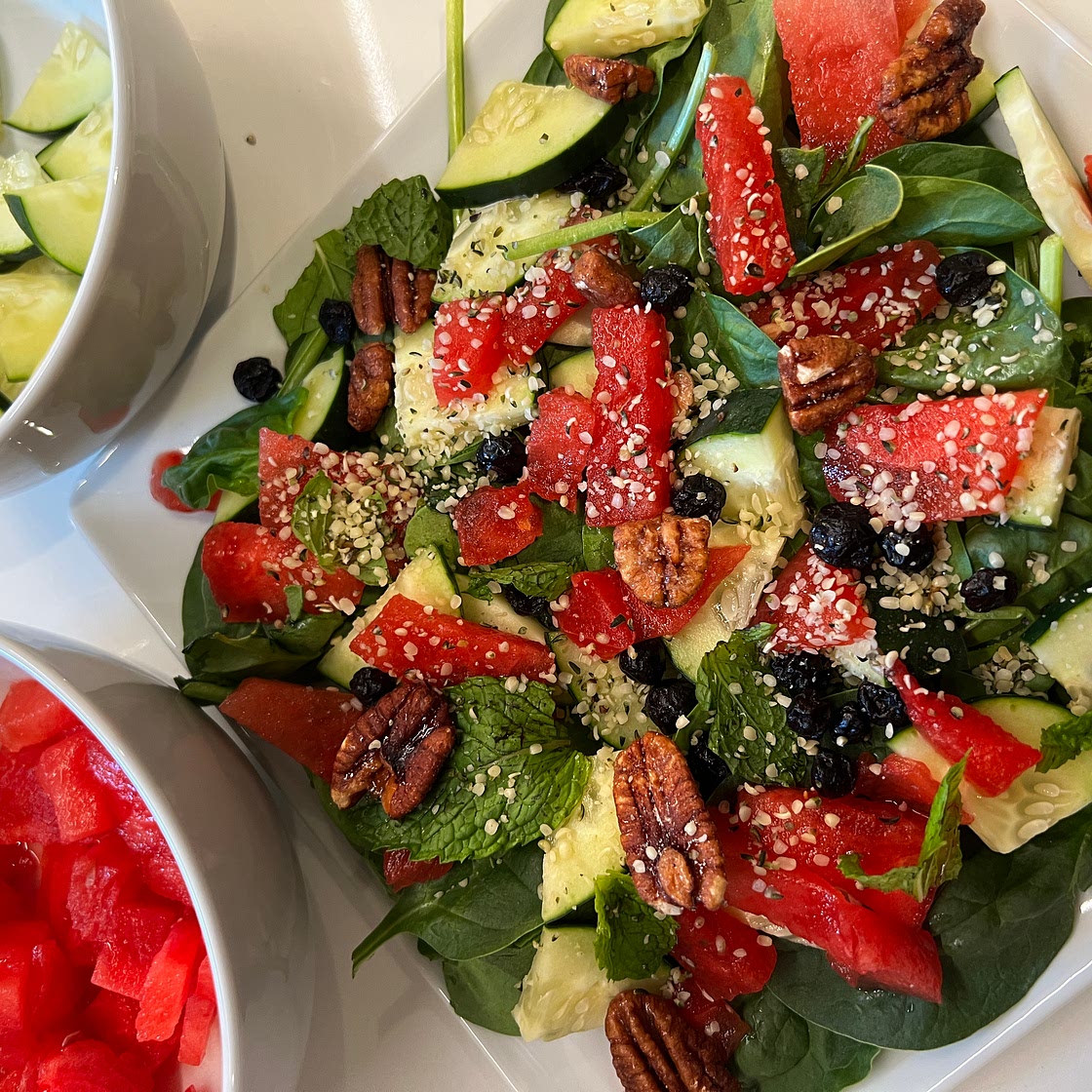 Sweet Summer Salad with Balsamic Mustard Vinaigrette