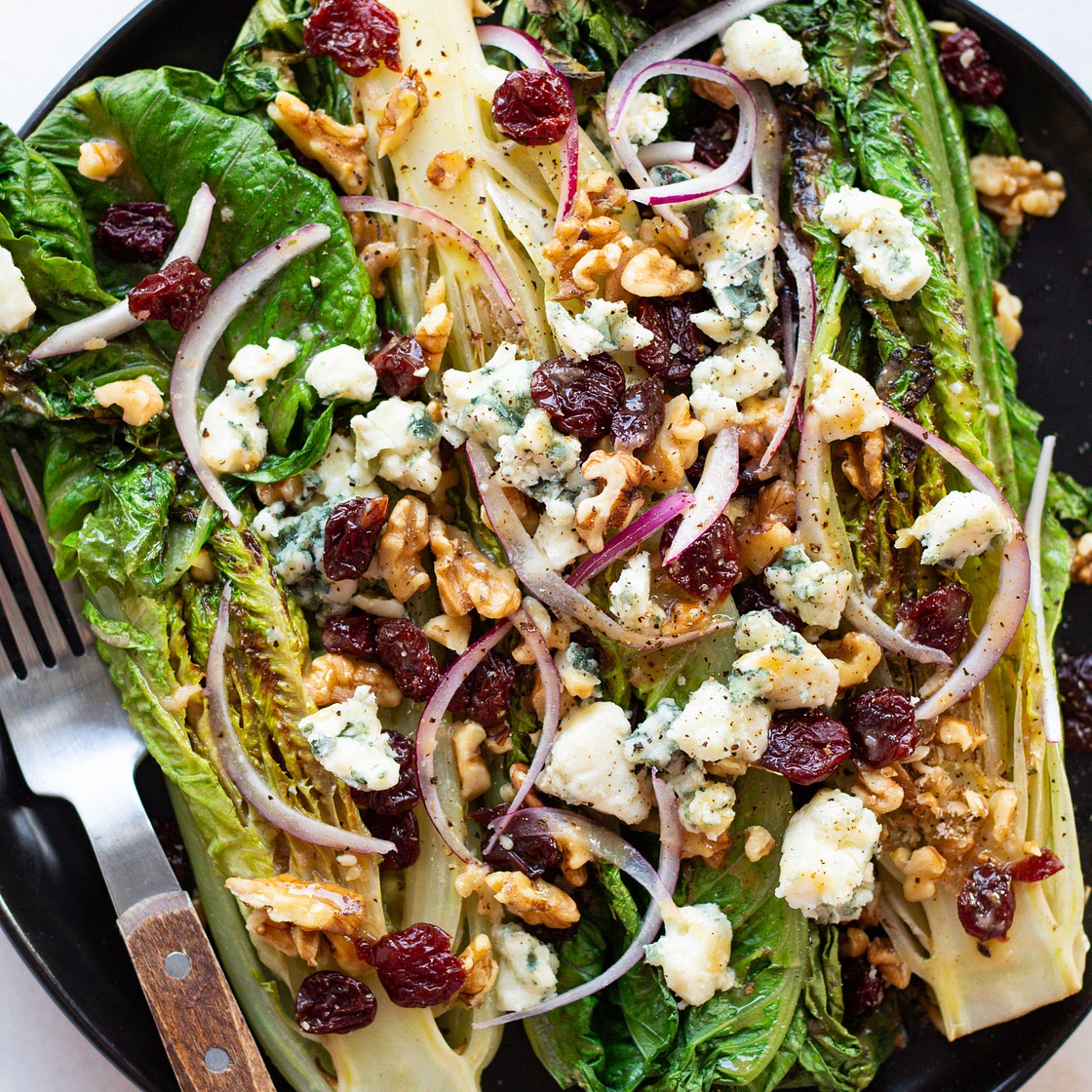 Broiled "Grilled" Romaine Salad