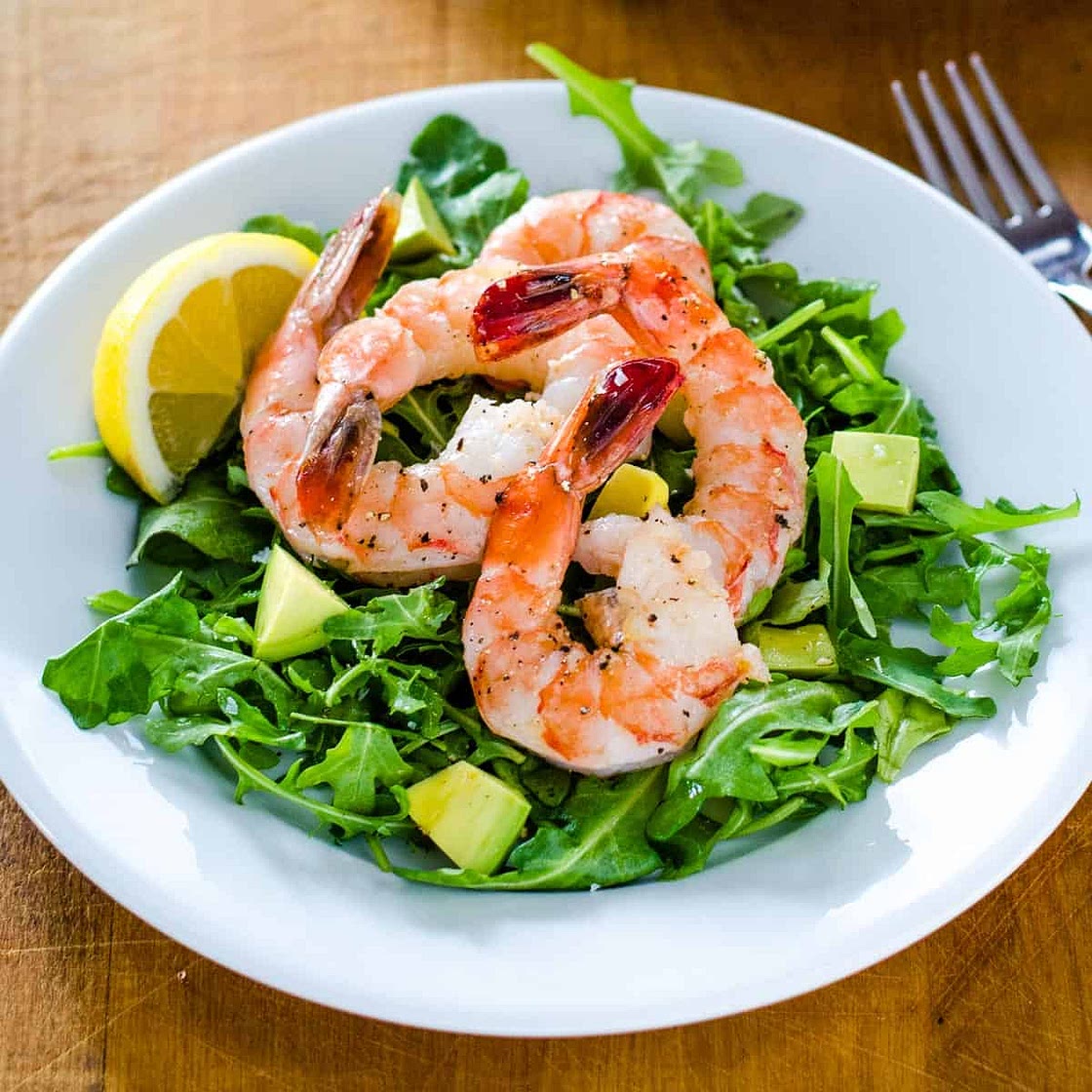 Shrimp and Arugula Salad