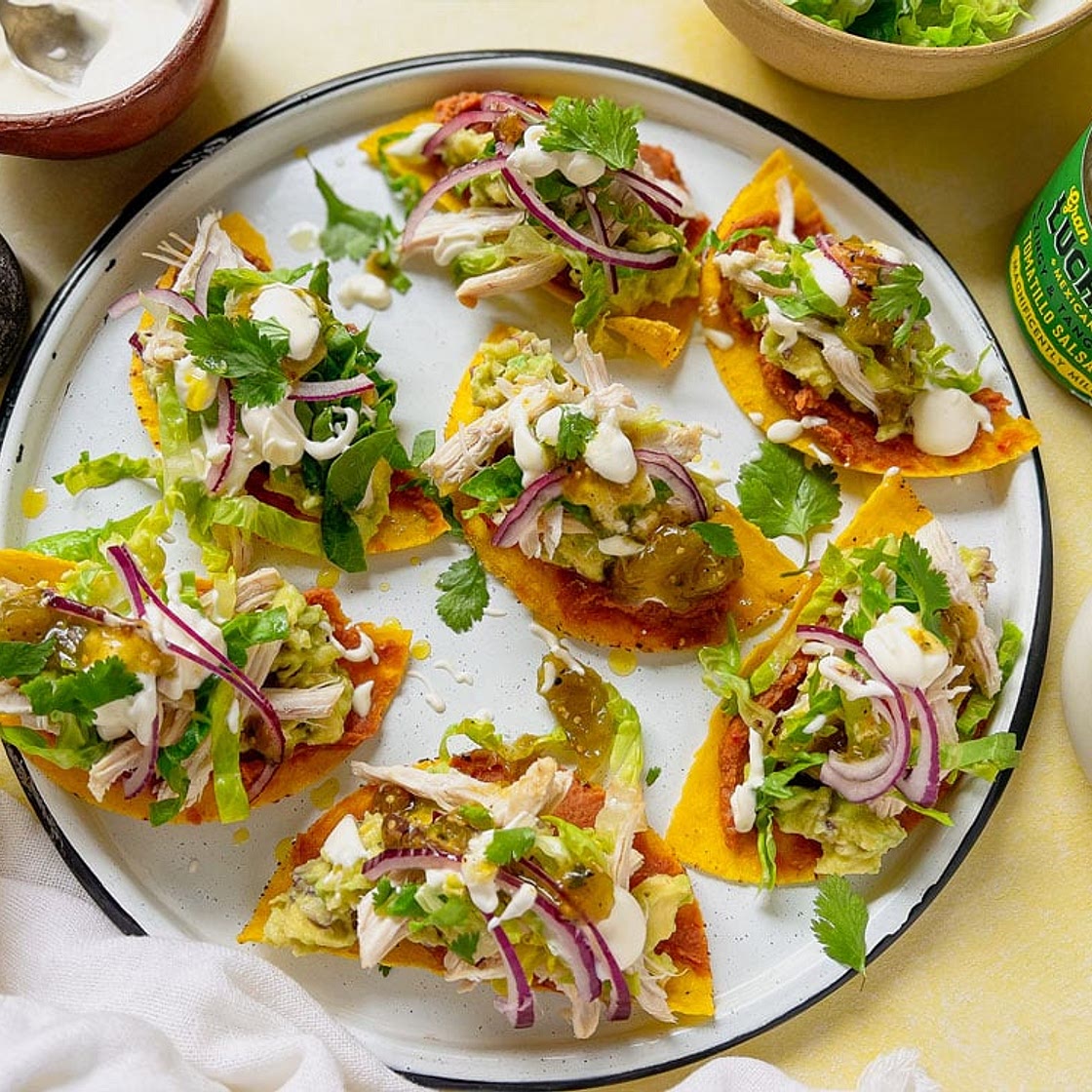 Chicken Tostadas