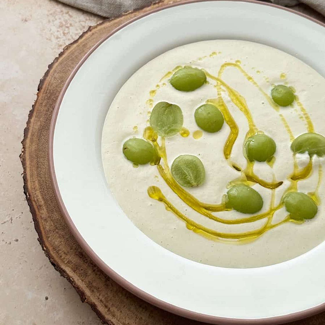 California Style Ajo Blanco - A Refreshing Summer Soup Recipe
