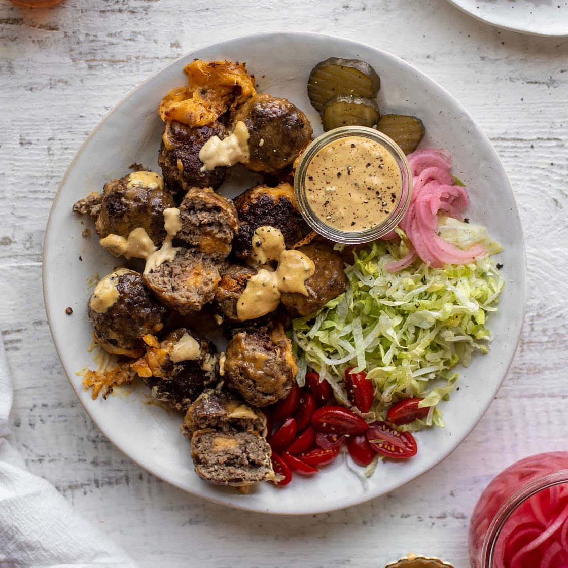 Cheeseburger Meatballs