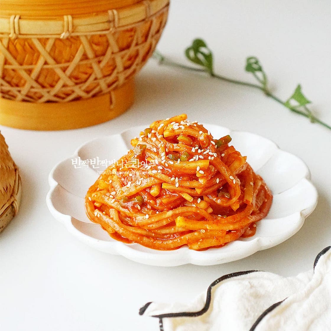 백종원 무생채 만드는법 새콤달콤 무생채 레시피 무우생채 만들기