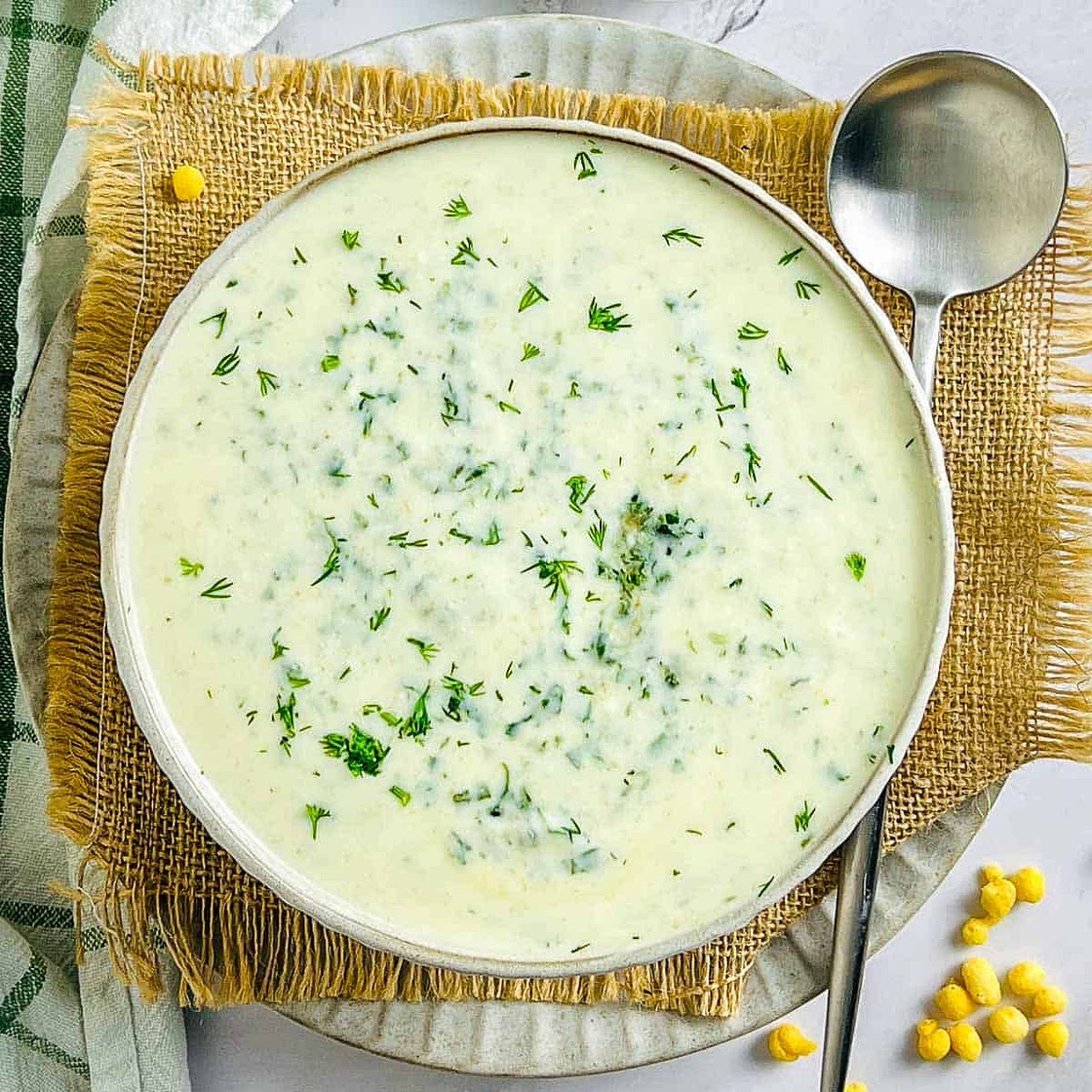 Spinach and Dill Raita