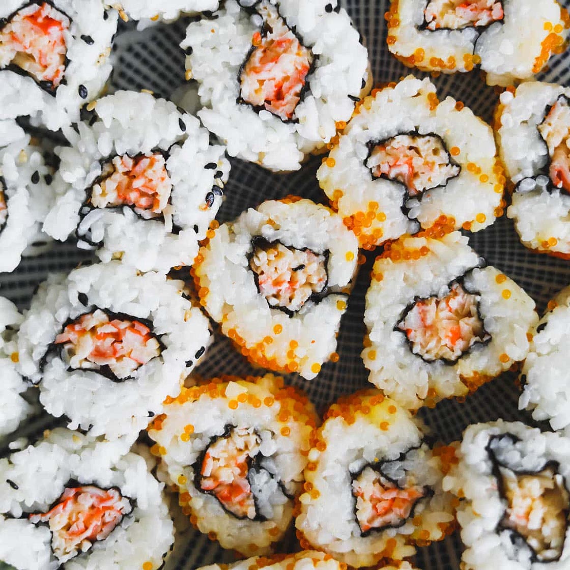 Spicy Kani Roll (Crab Sushi)