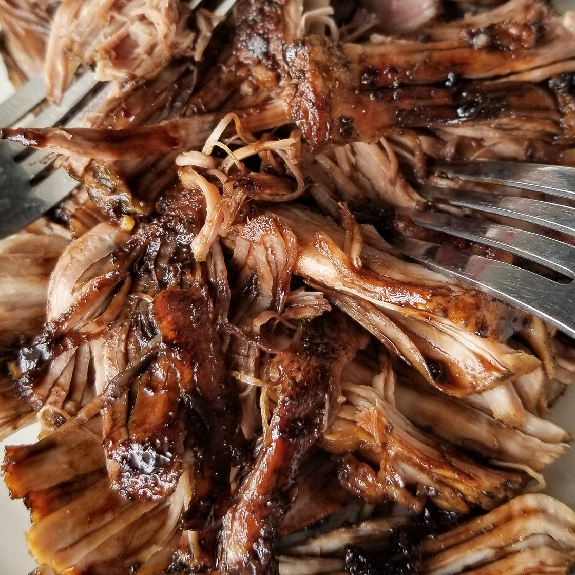 Slow Cooker Balsamic Brown Sugar Pork Roast