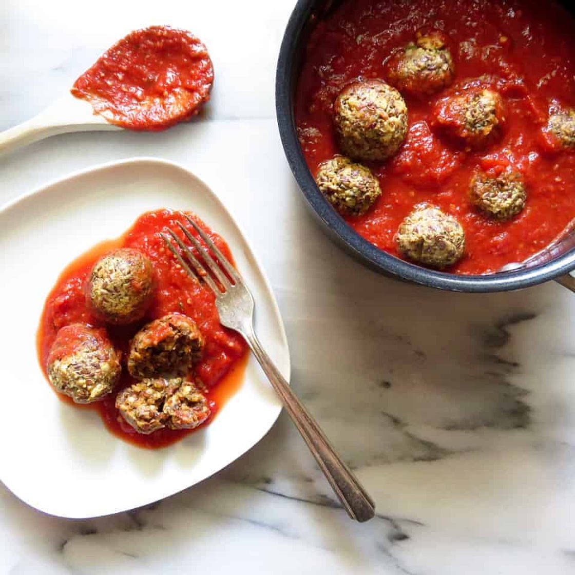 Baked Vegetarian Meat Balls