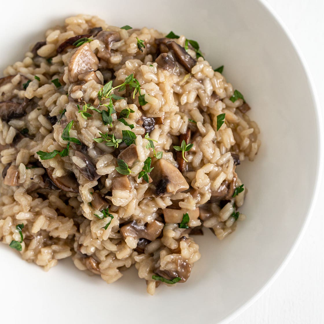 Vegan Mushroom Risotto