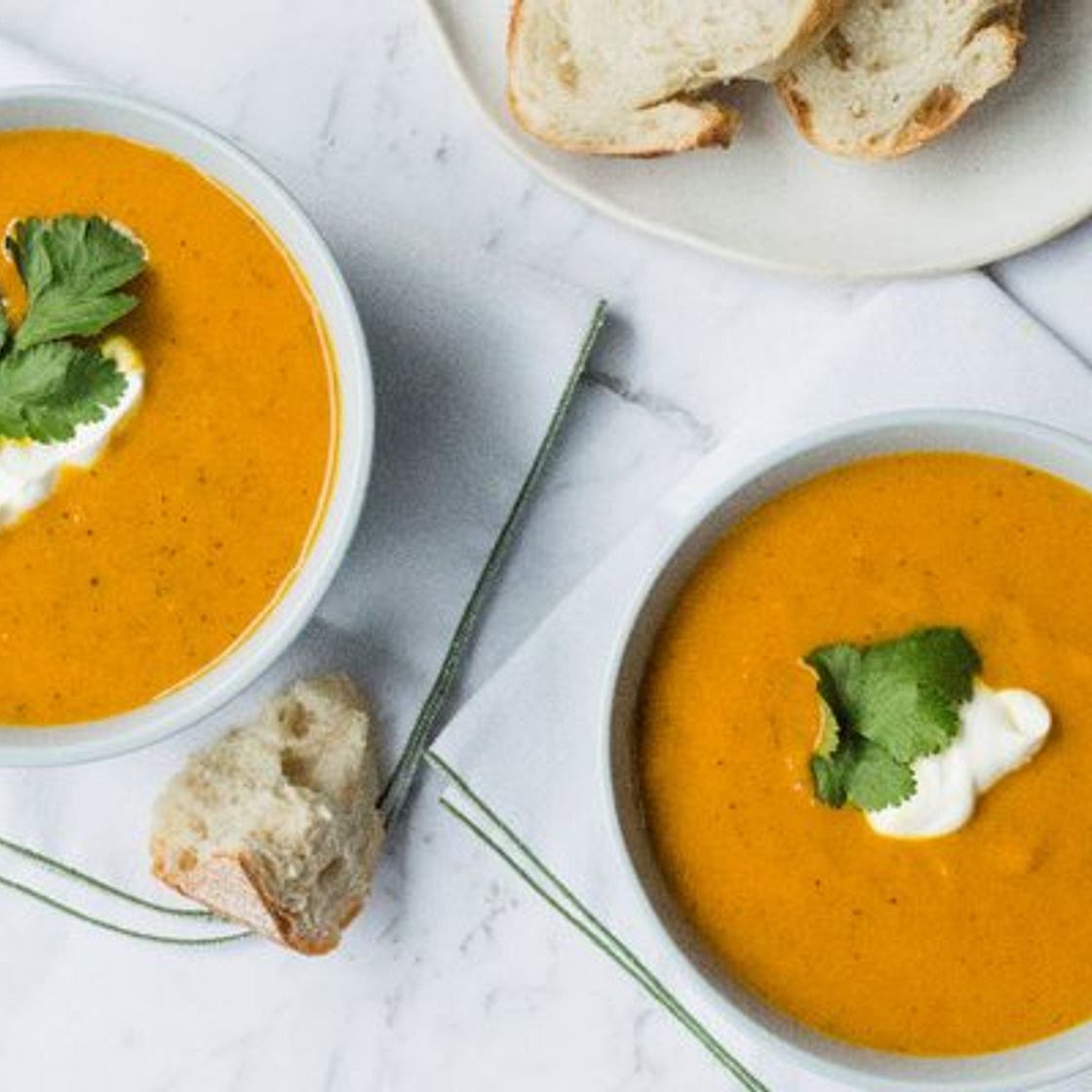 Roasted Pumpkin & Carrot Soup