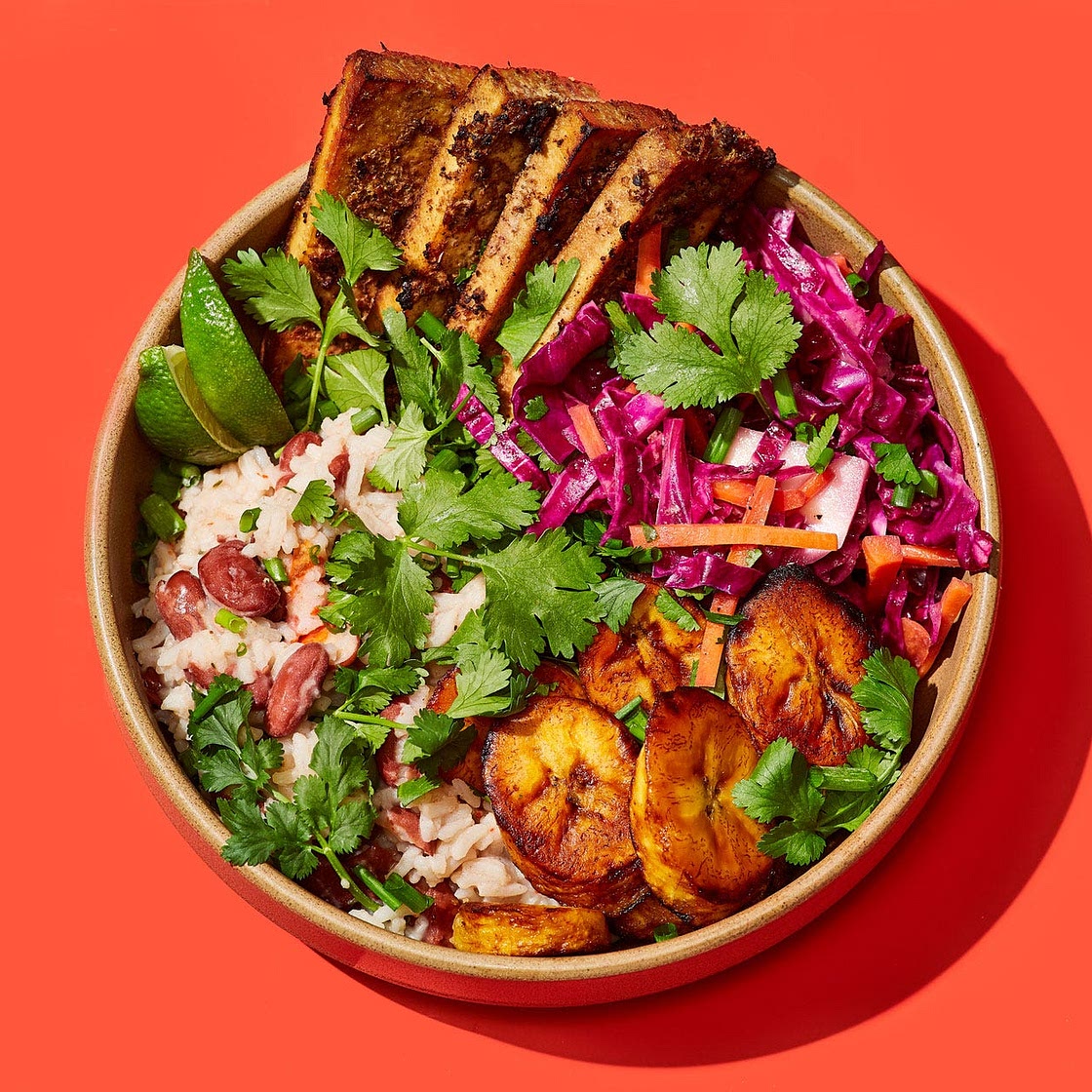 Jerk Tofu Grain Bowls