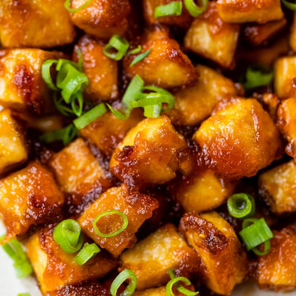 Honey Sriracha Tofu