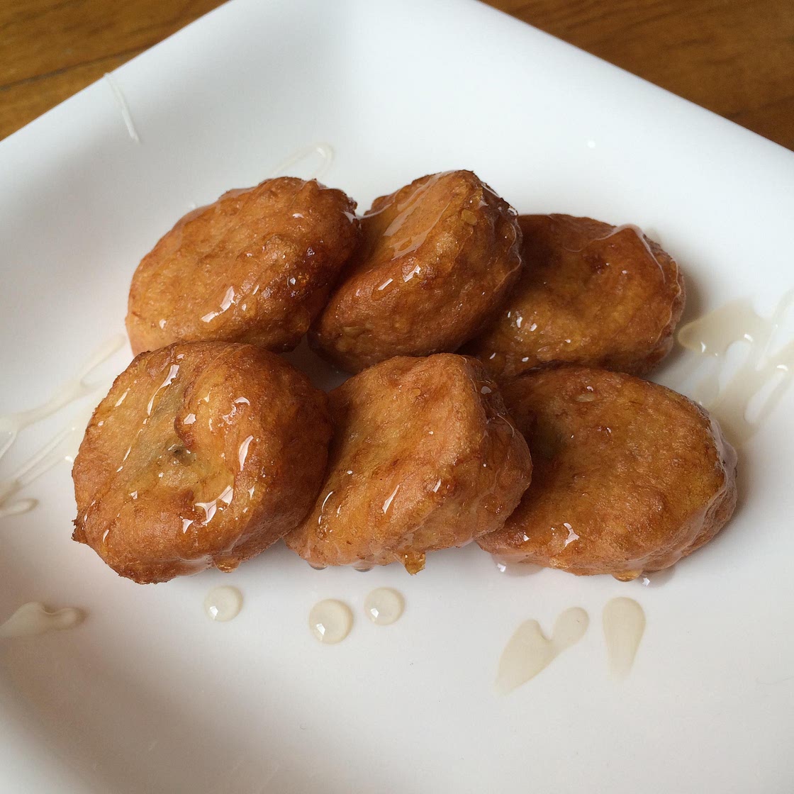 Receita de Banana frita com mel