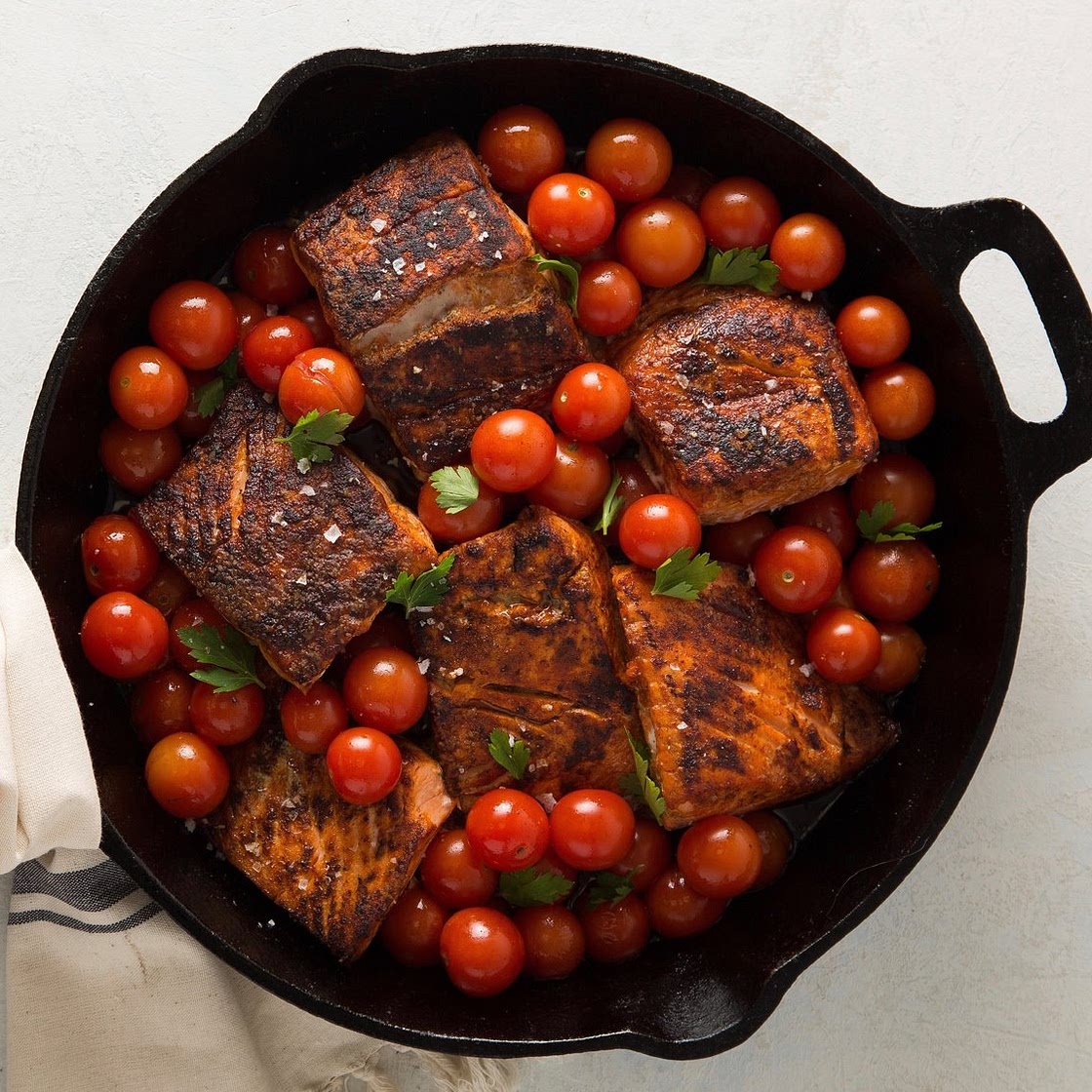 Spanish-Style Salmon