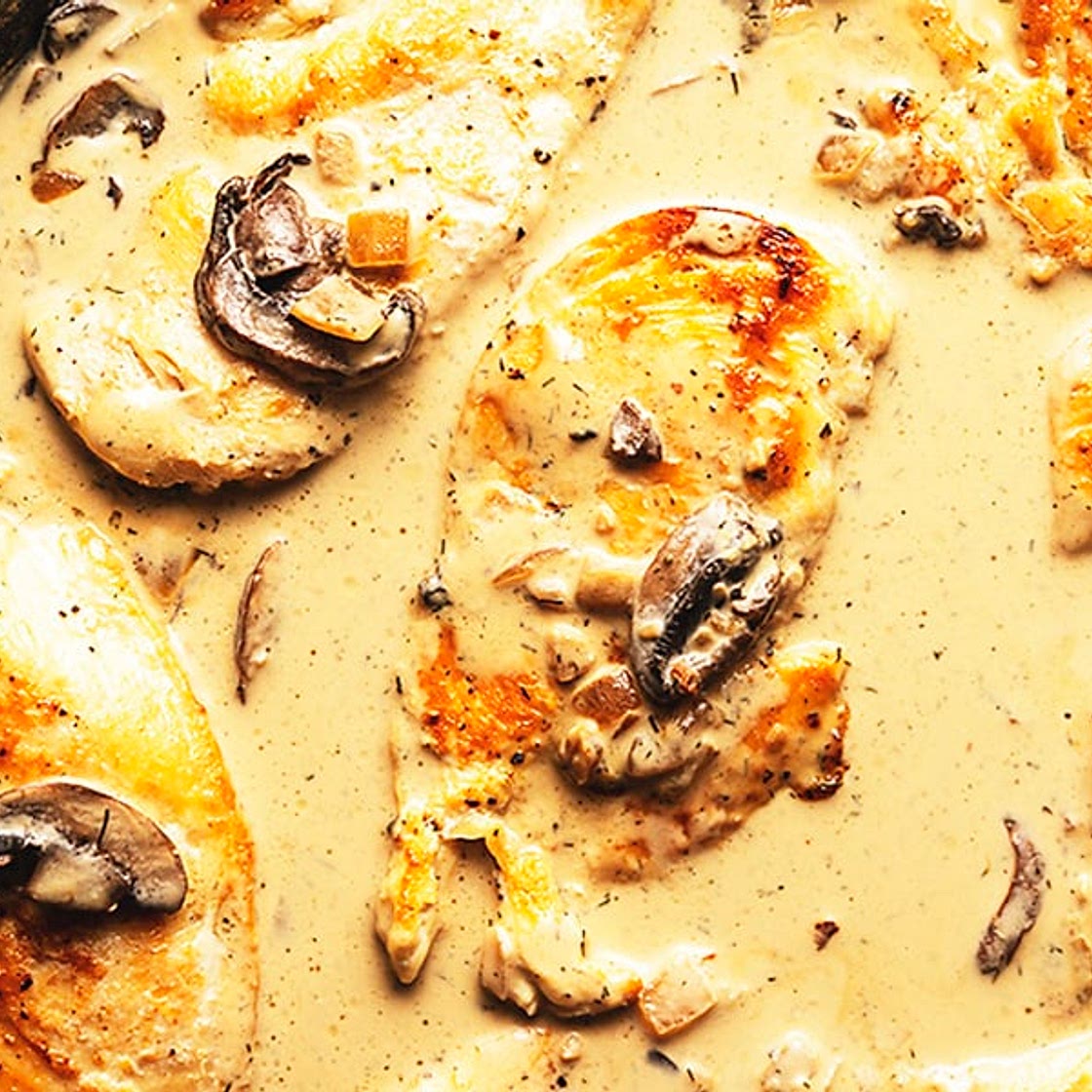 Keto Chicken Stroganoff