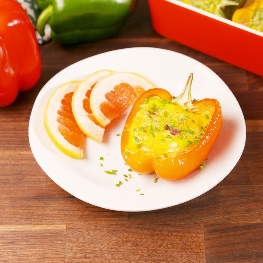 Omelet-Stuffed Peppers