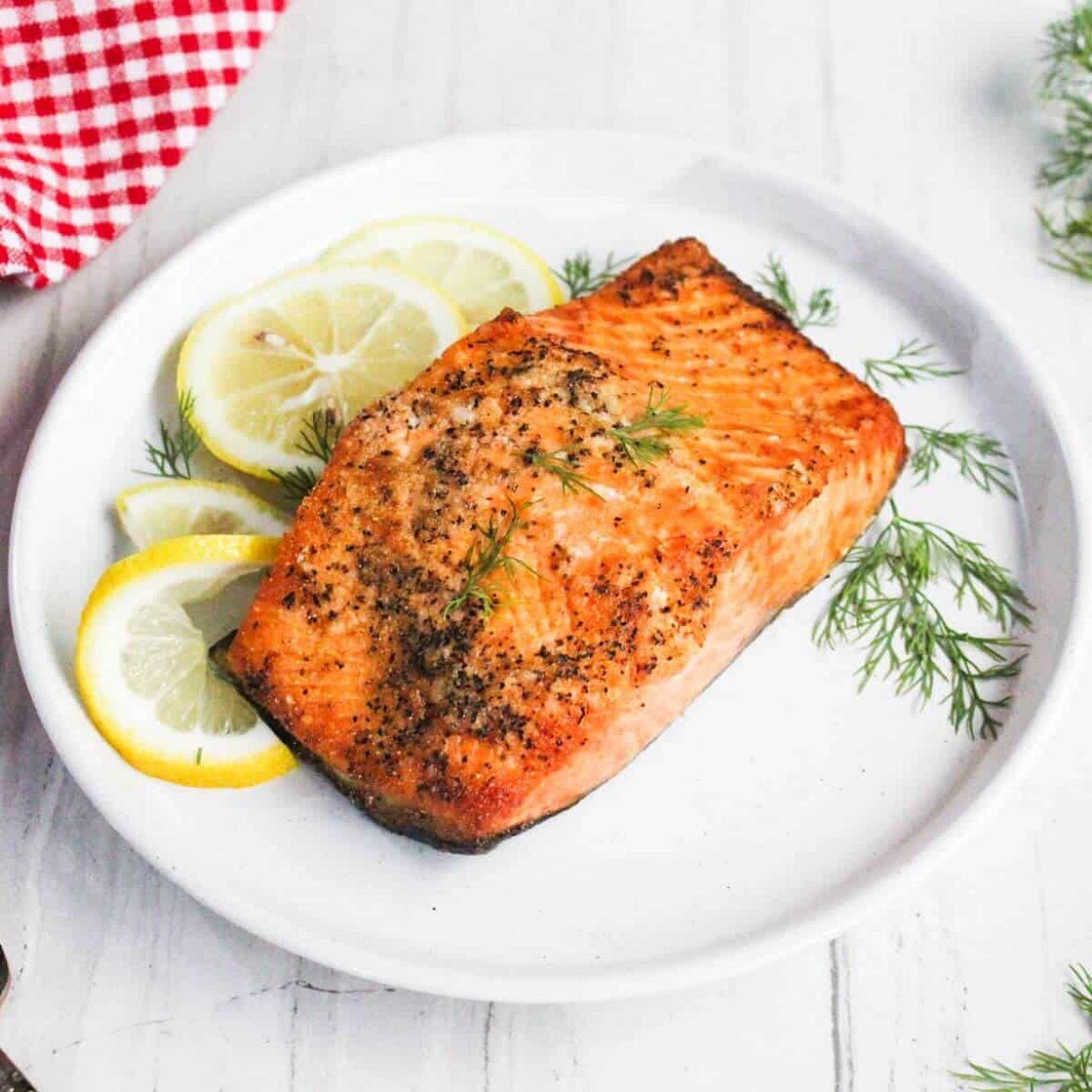 Frozen Salmon in Air Fryer
