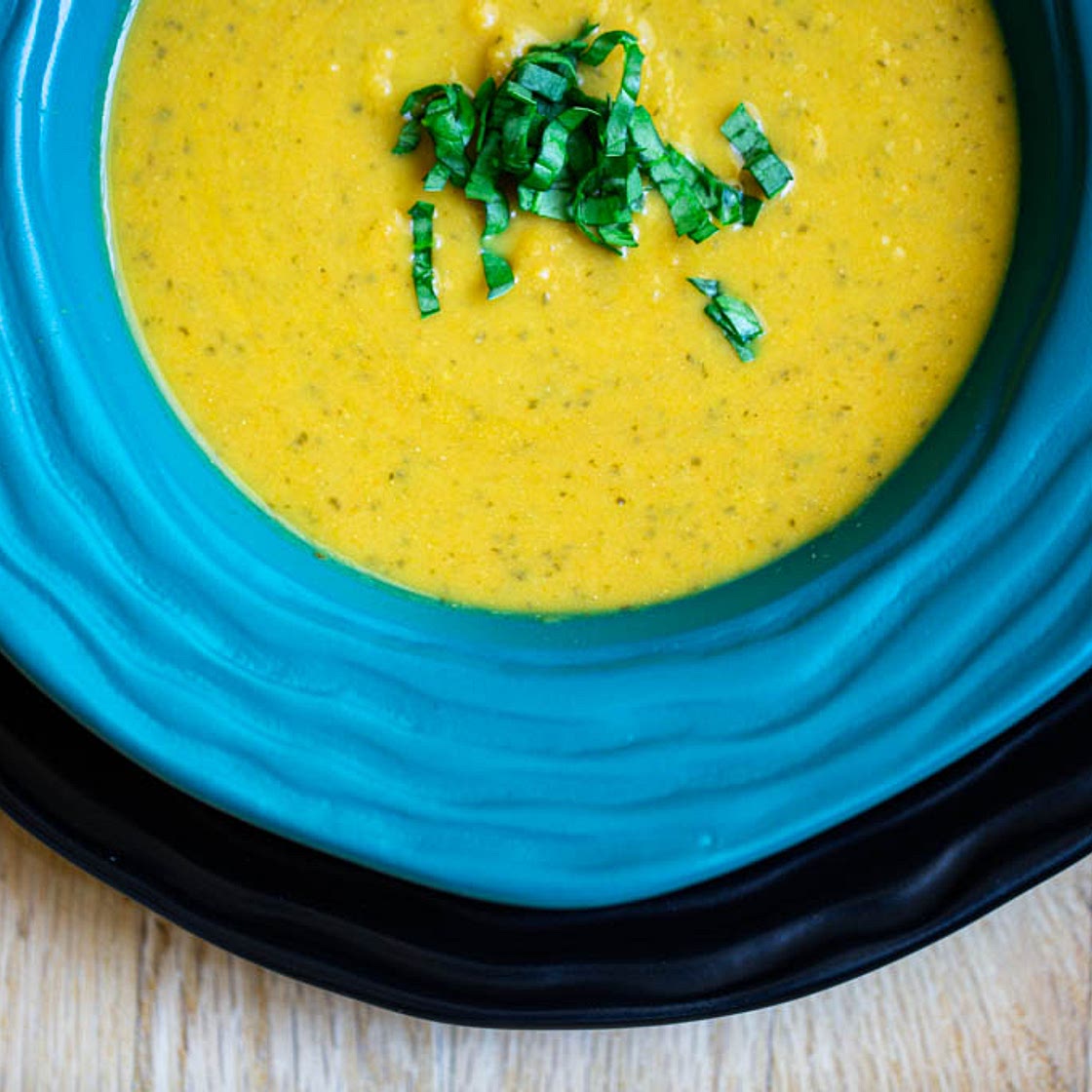 Moroccan Kale & Chickpea Soup