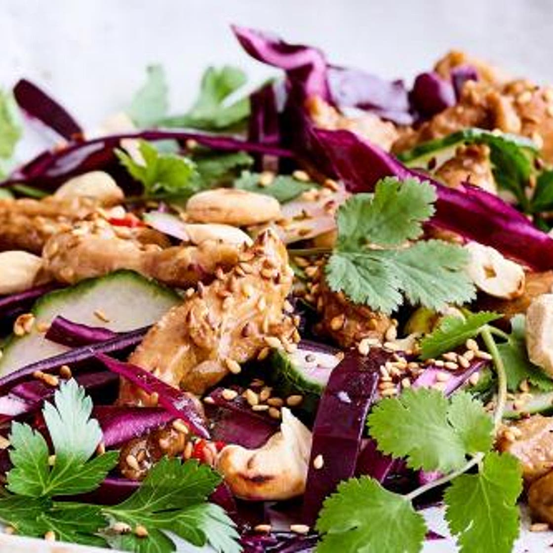 Salade de poulet au sésame