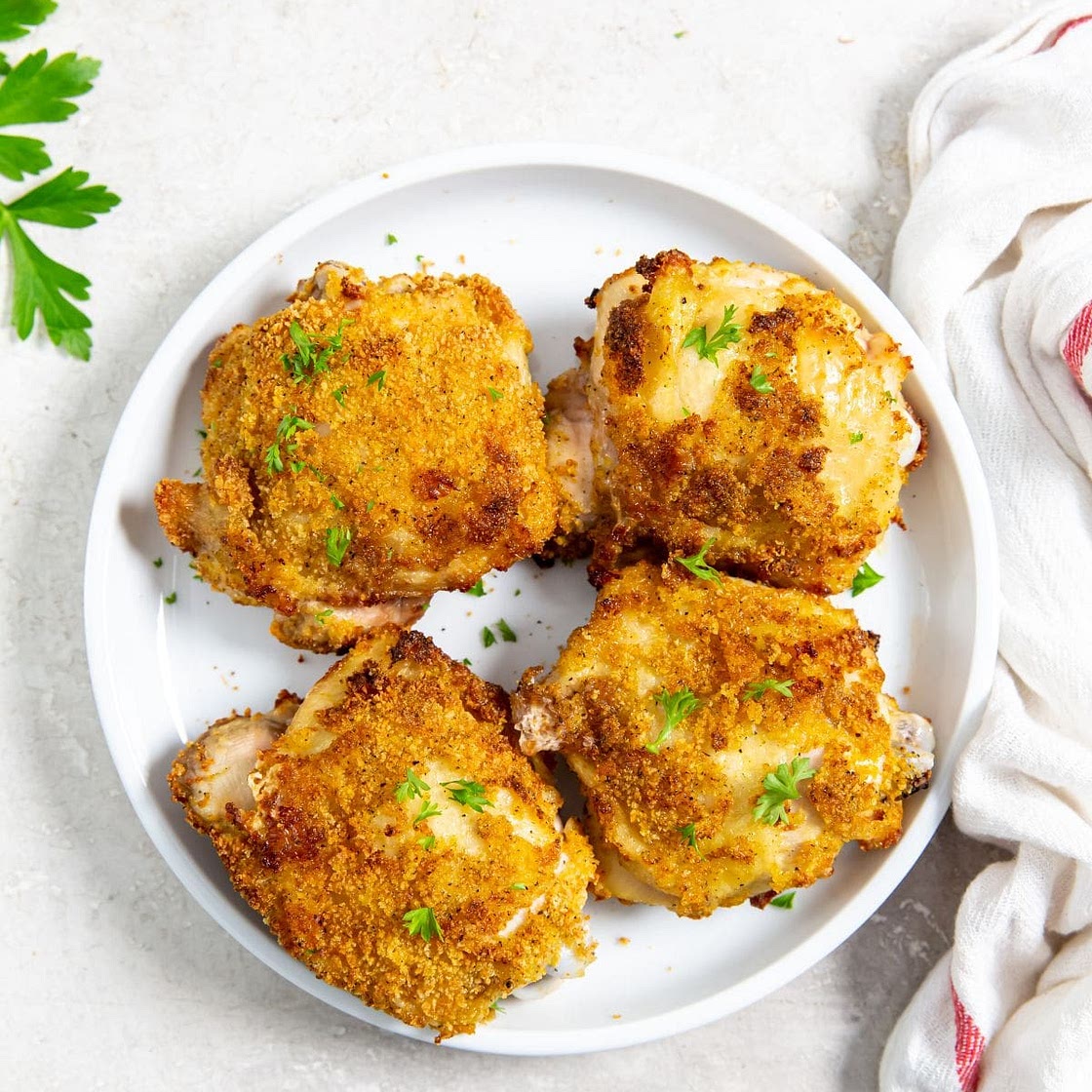 Air Fryer Shake N Bake Chicken Thighs