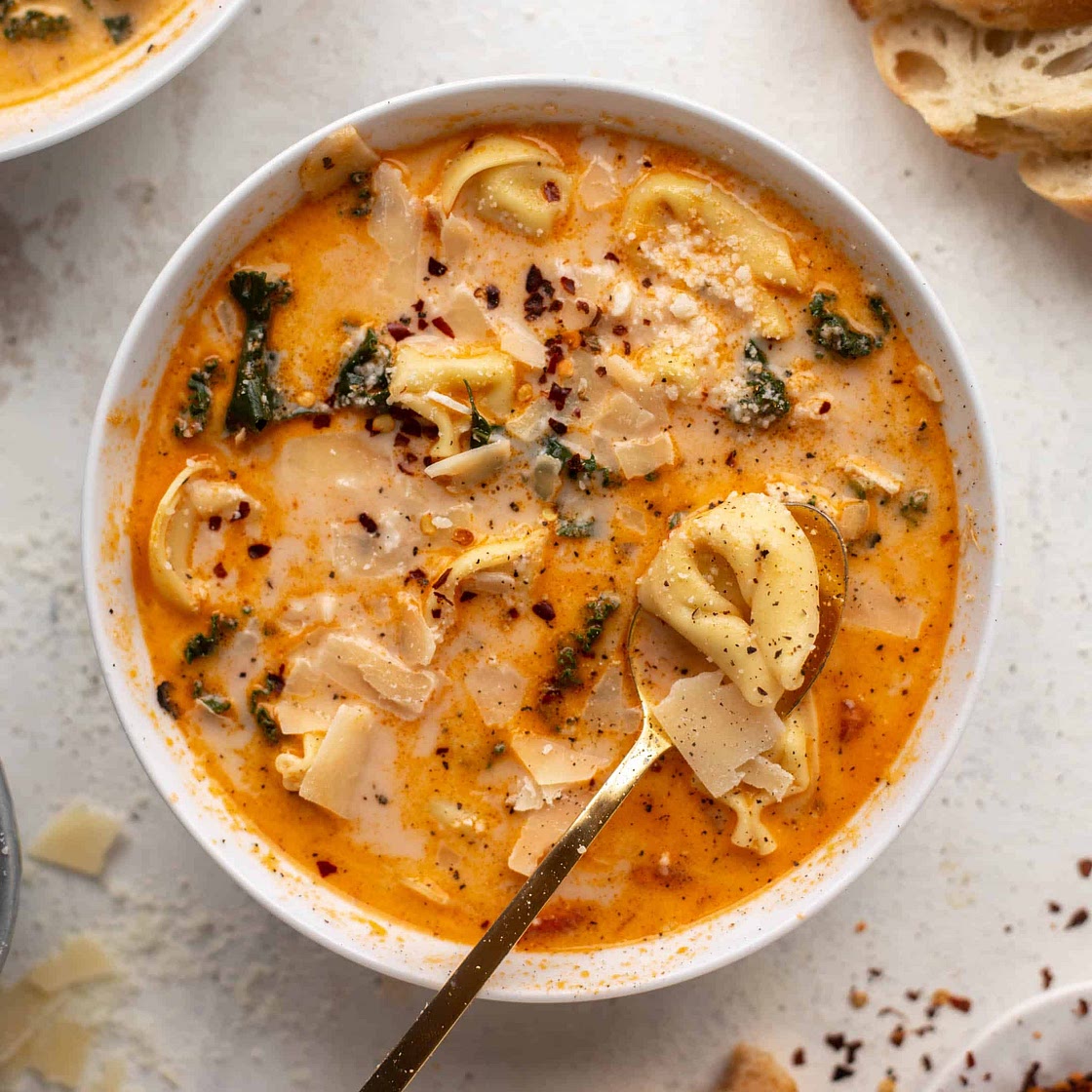 Chicken Tortellini Soup