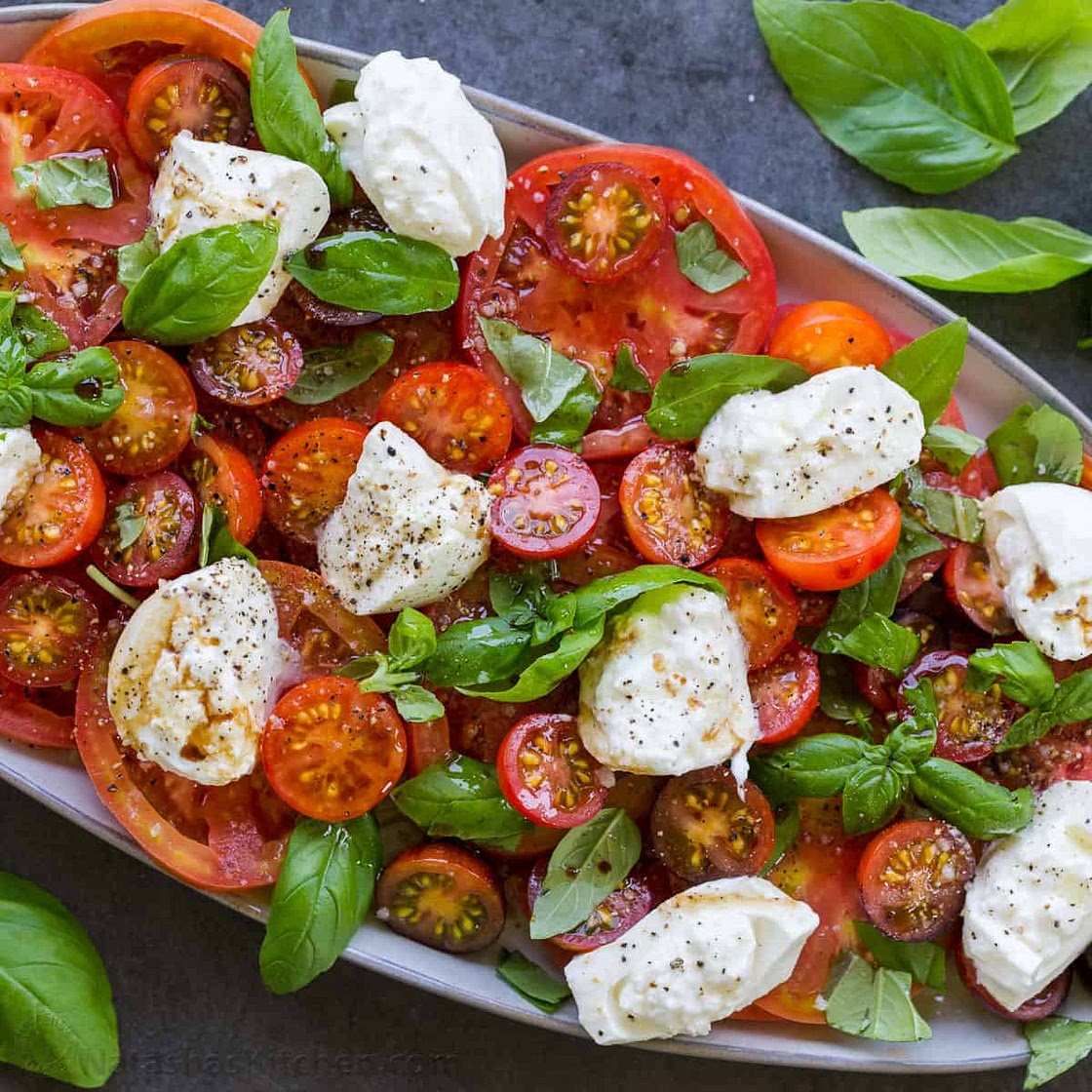 Tomato Burrata Salad Recipe