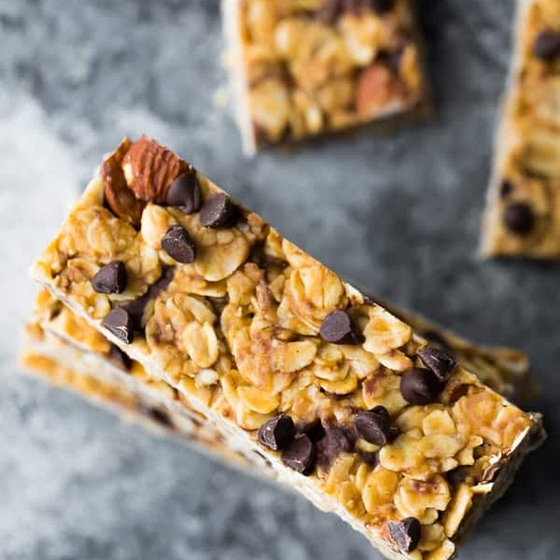 Chewy Peanut Butter Granola Bars