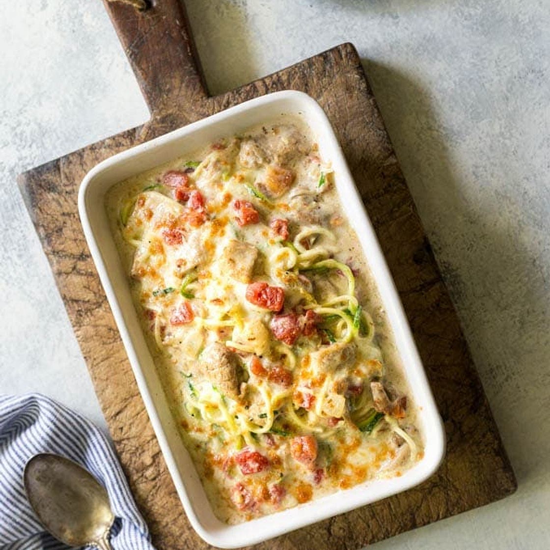 Low Carb Chicken Spaghetti