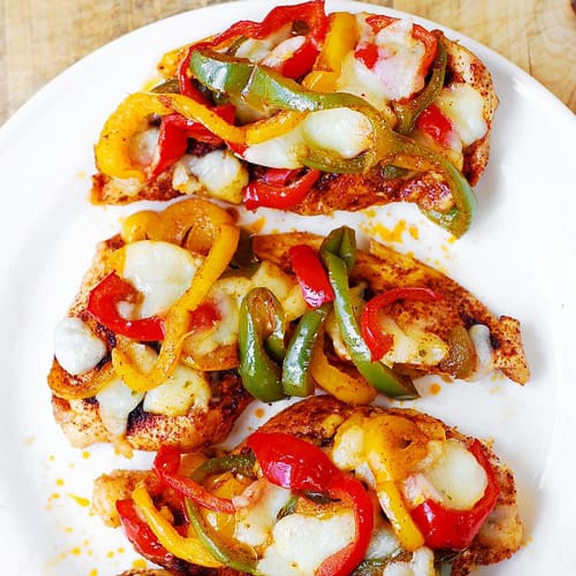 Cheesy Fajita Chicken Bake