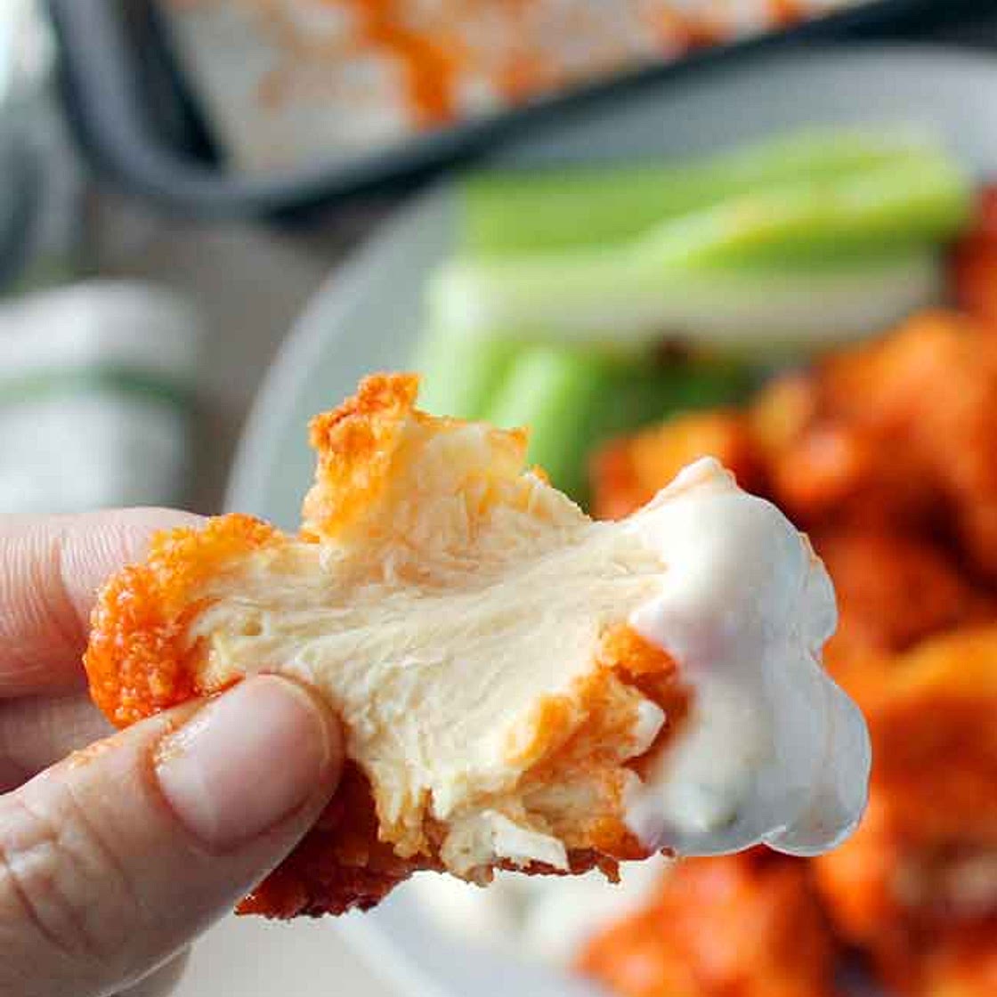Vegan Buffalo Chicken For One