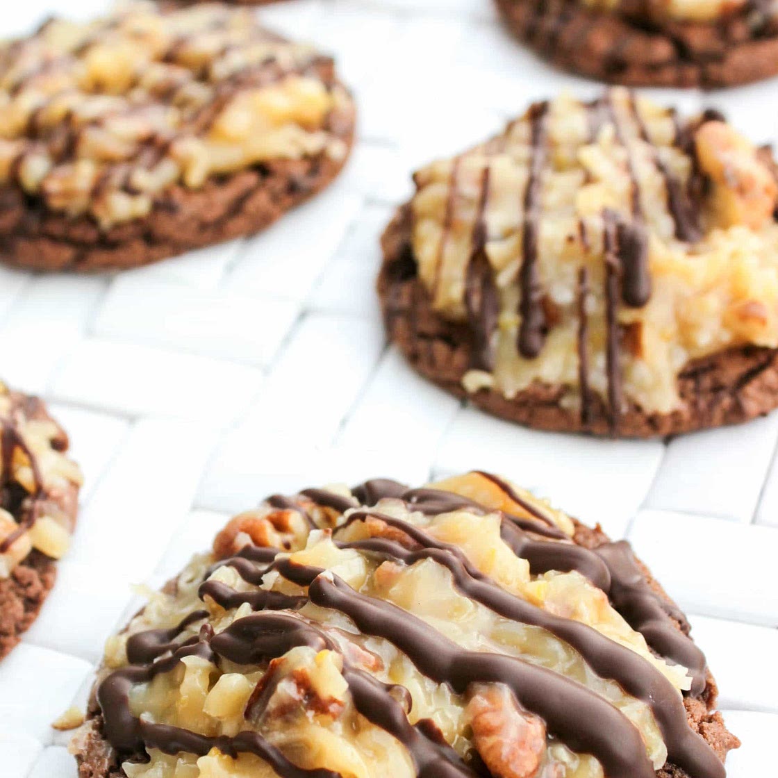 German Chocolate Cake Cookies