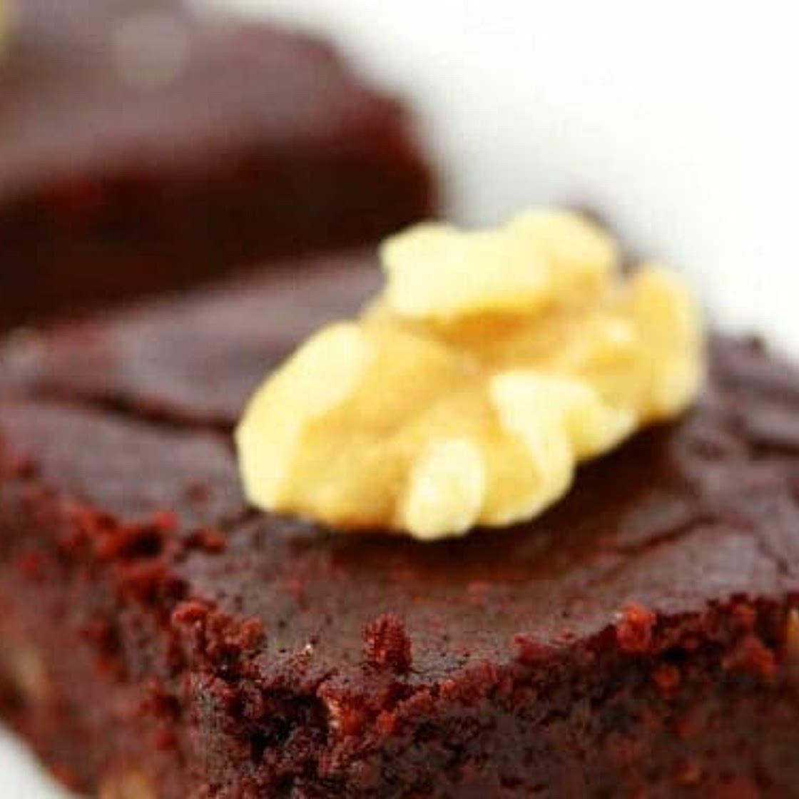 Oat Flour and Beet Brownies