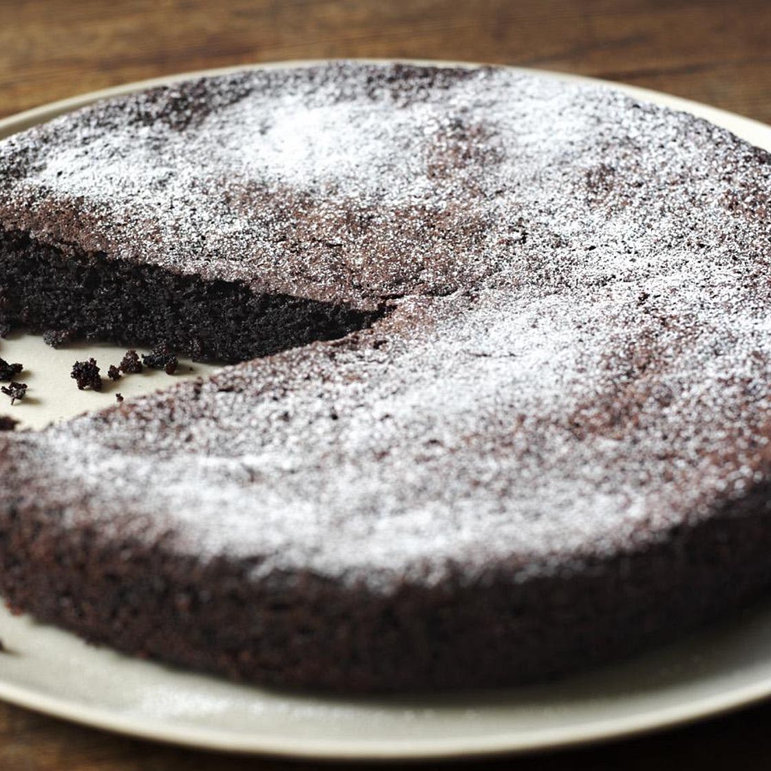 Chocolate olive oil cake