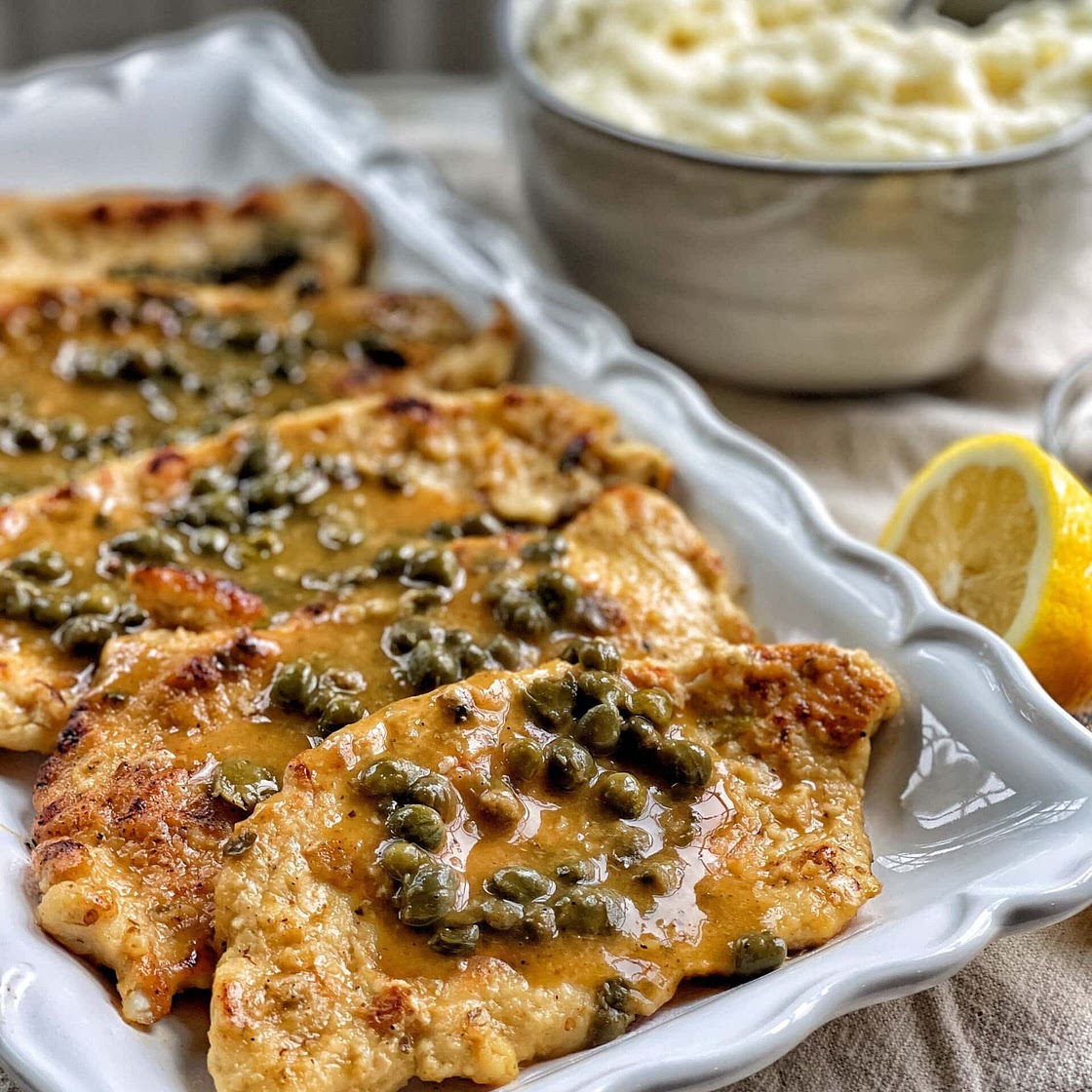Lighter Chicken Piccata