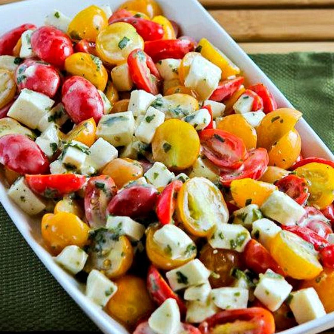 Cherry Tomato Caprese Salad