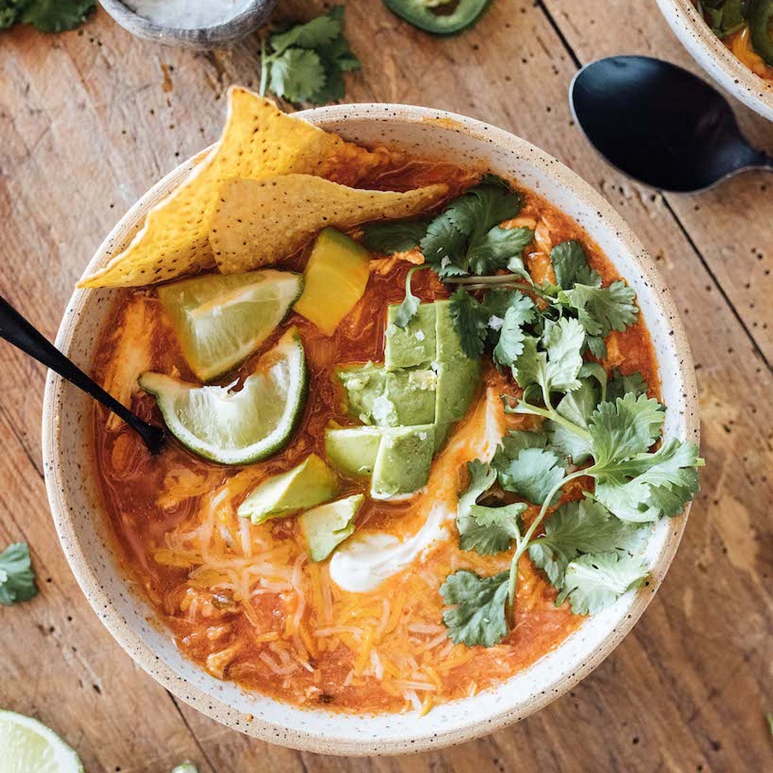 Easy Mexican Chicken Tortilla Soup