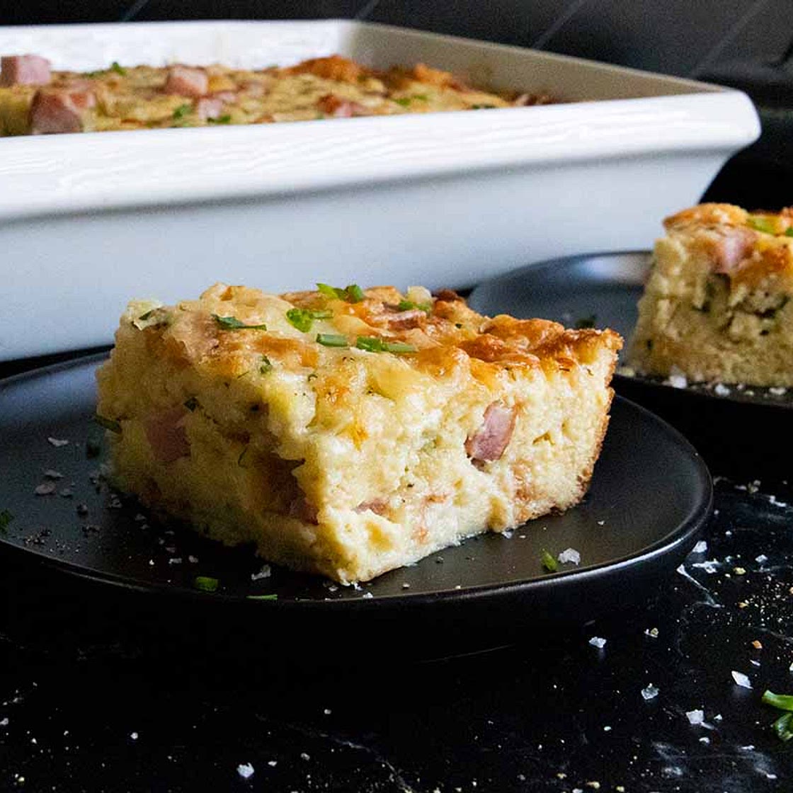 Ham and Cheese Strata