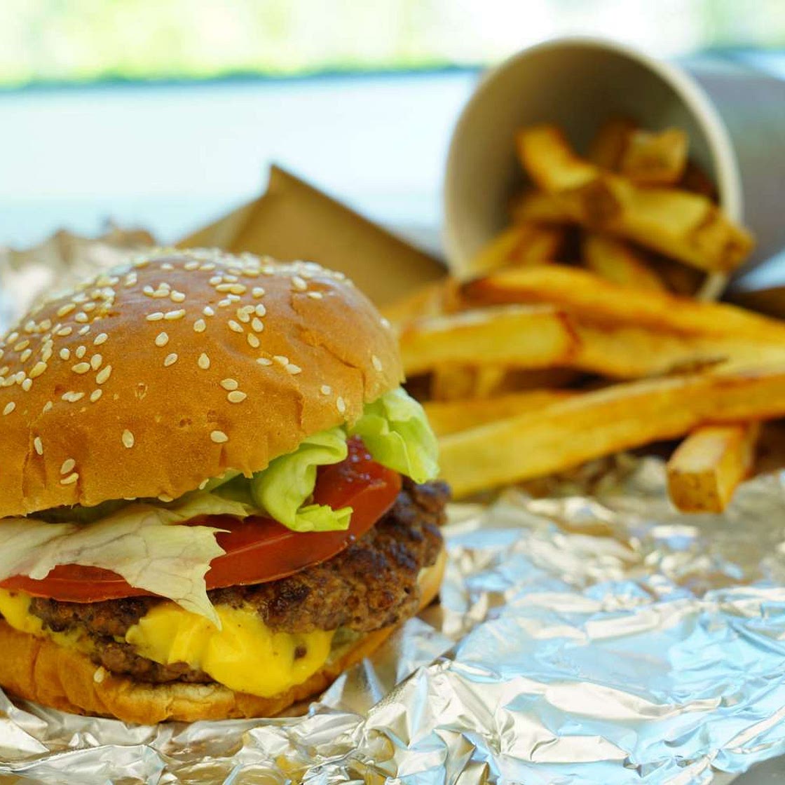 Copycat Burger and Fries