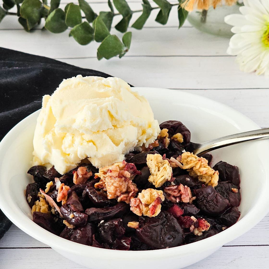 Gluten-Free Cherry Crisp