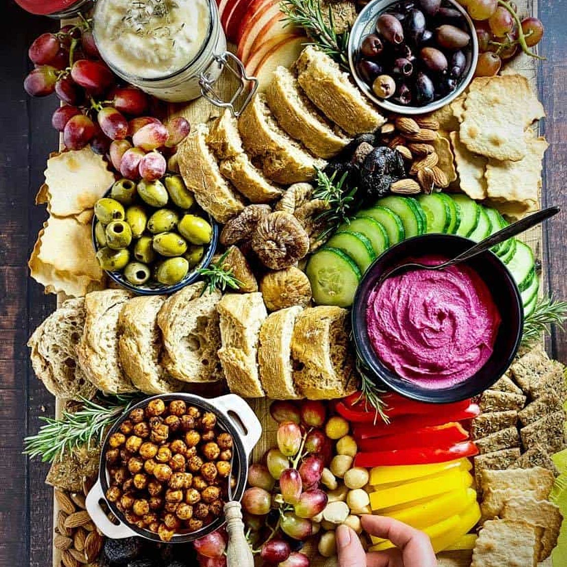 Vegan Charcuterie Board (Vegan Snack Board)