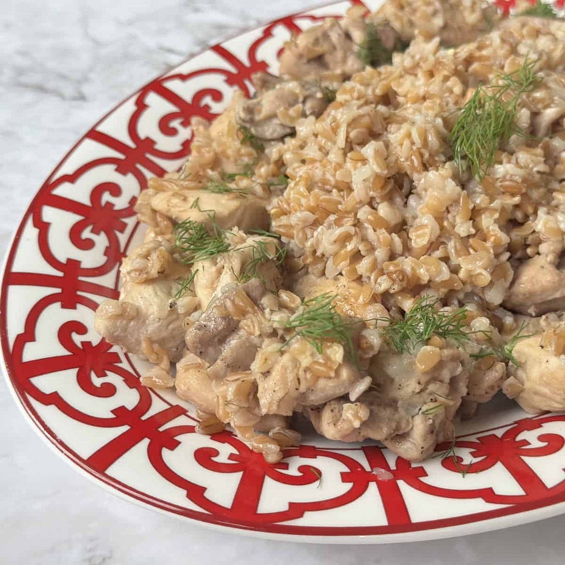 Farro Pilaf with Chicken