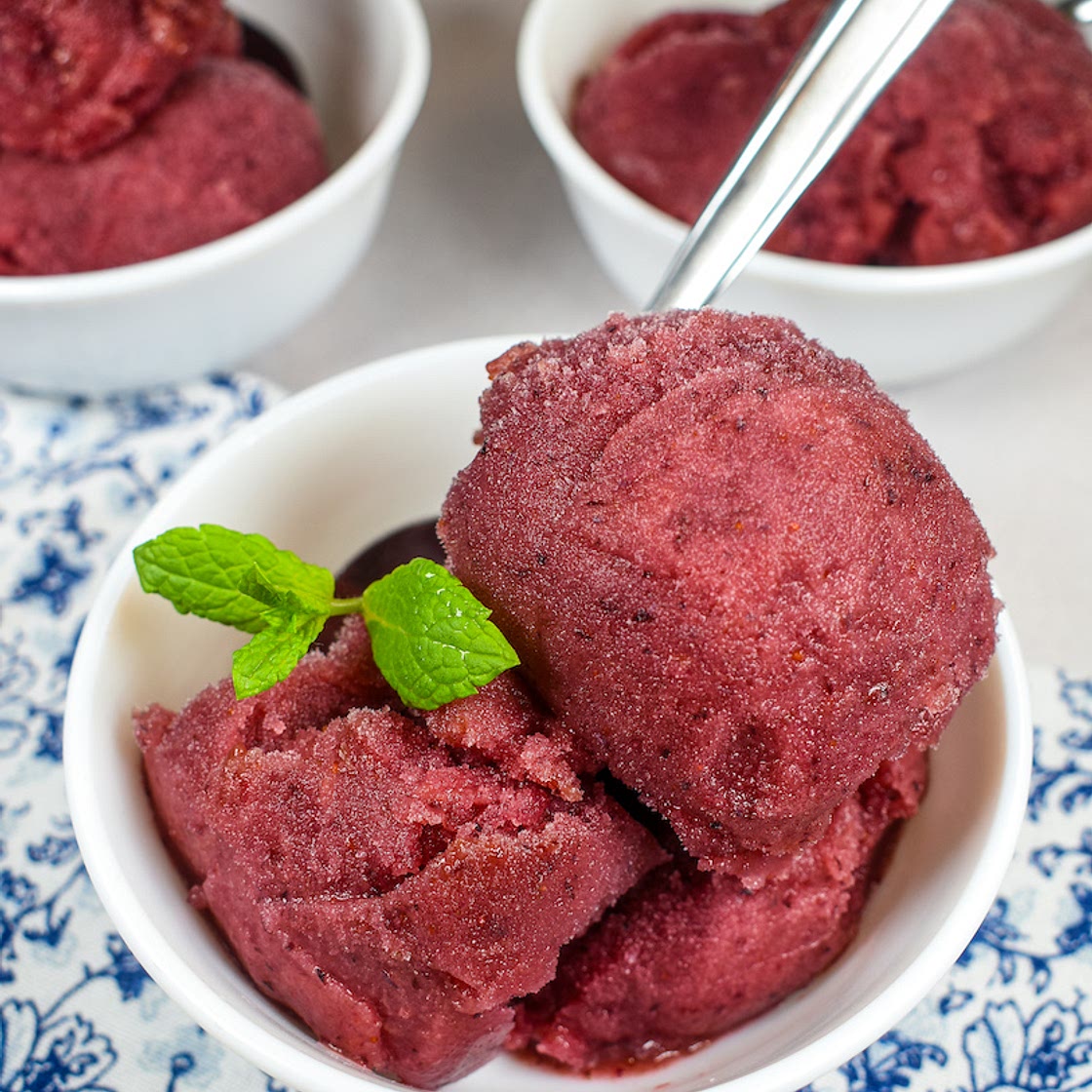 Blueberry Sorbet