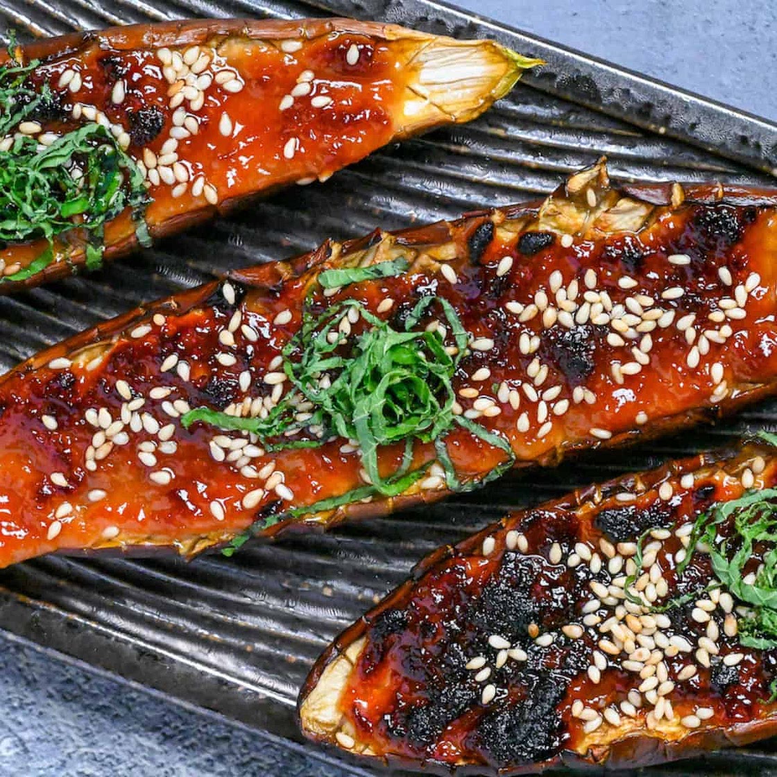 Miso Glazed Eggplant (Nasu Dengaku)