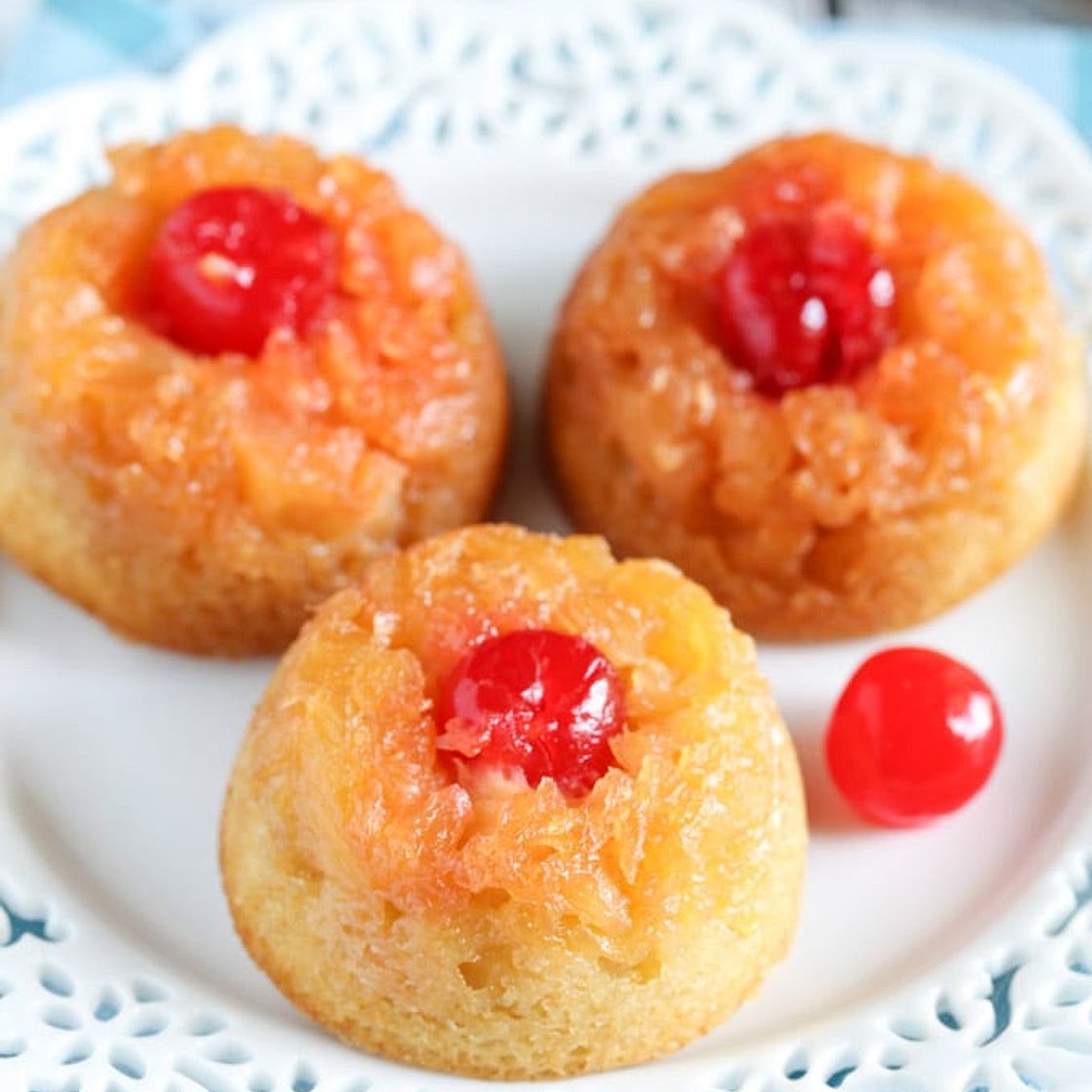 Mini Pineapple Upside-Down Cakes