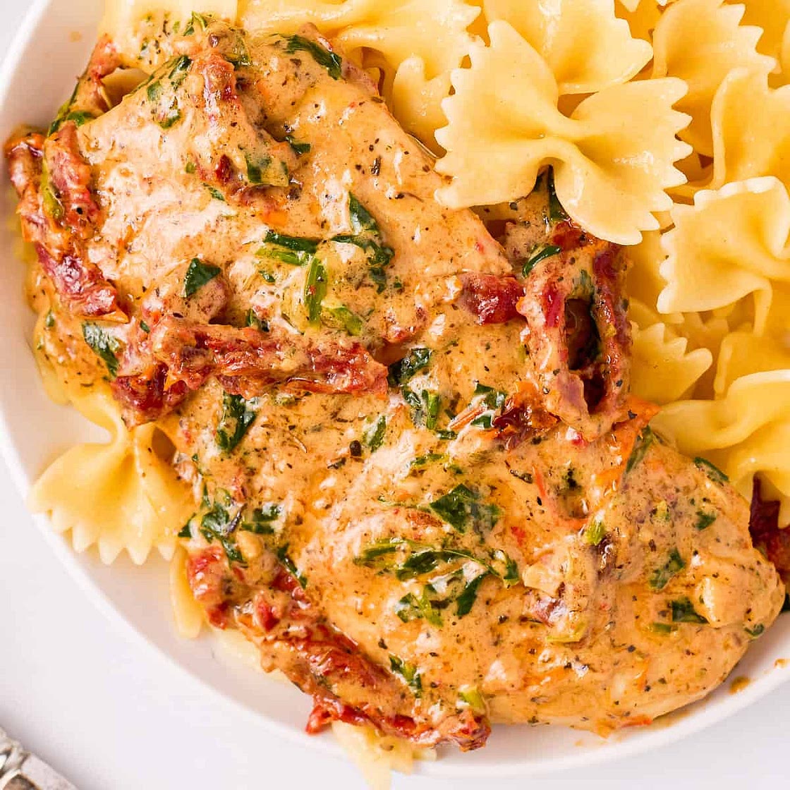 One Pan Tuscan Chicken