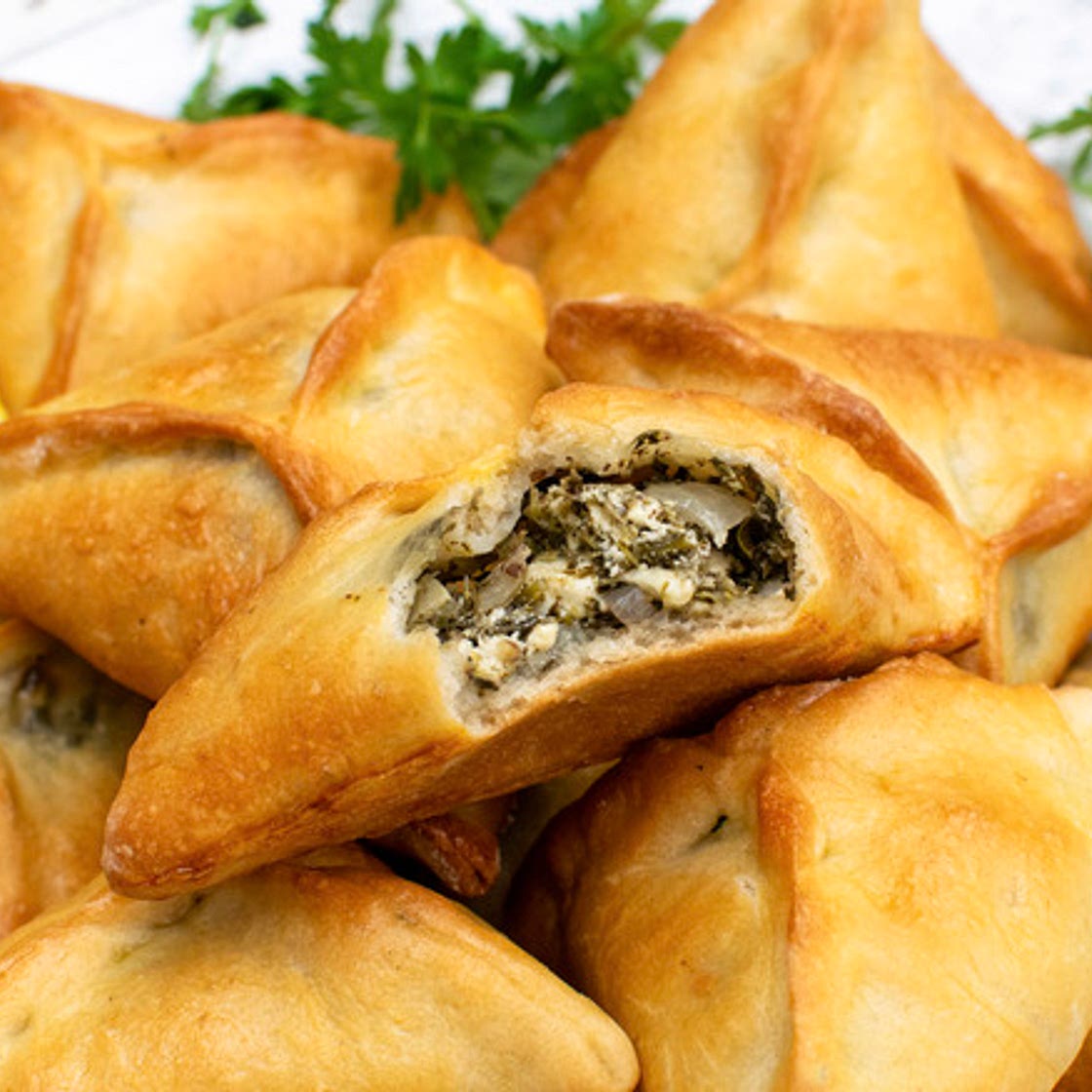 Lebanese Spinach Fatayer Recipe